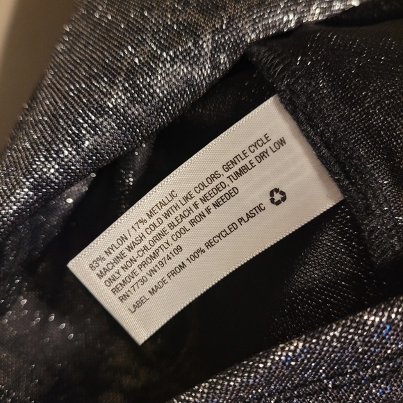 Wild Fable Metallic Silver Cheetah Print Top - Picture 7 of 7